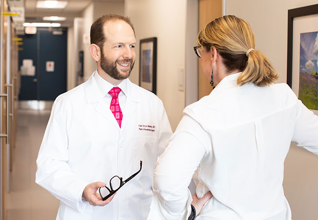 Dr. Weinfeld with staff