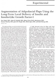 Article of Augmentation of adipofascial flaps